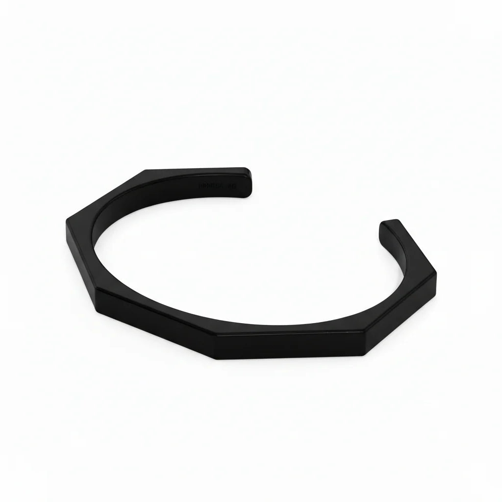 Hexagonal Stainless Steel Bracelet ( Silver )