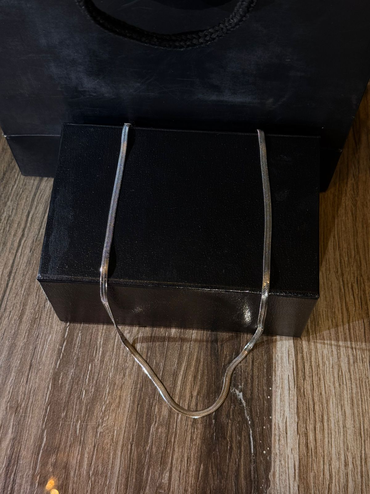 Timeless Silver Snake Chain Necklace