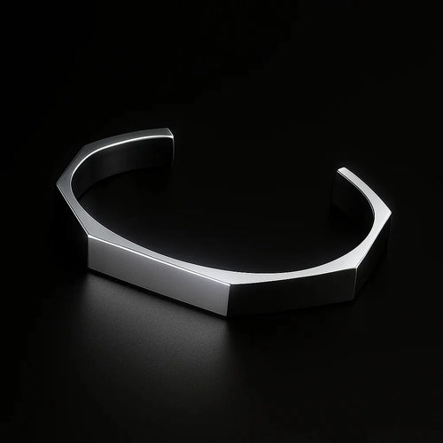 Hexagonal Stainless Steel Bracelet ( Silver )