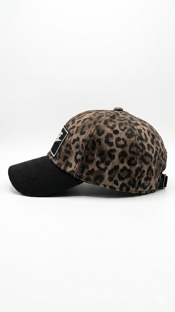 SIGNATURE_ Leopard Print Baseball Cap
