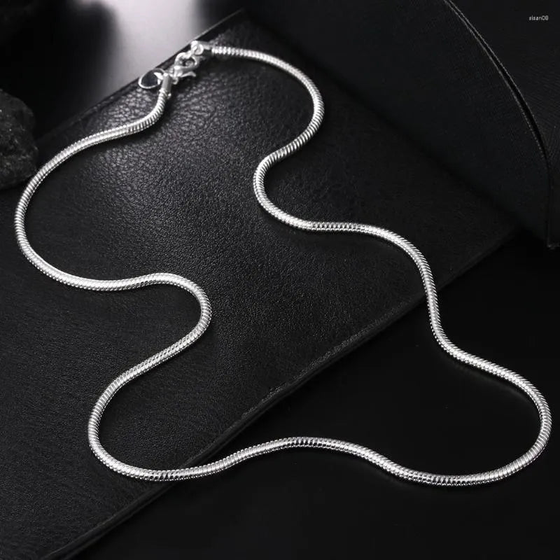 Timeless Silver Snake Chain Necklace