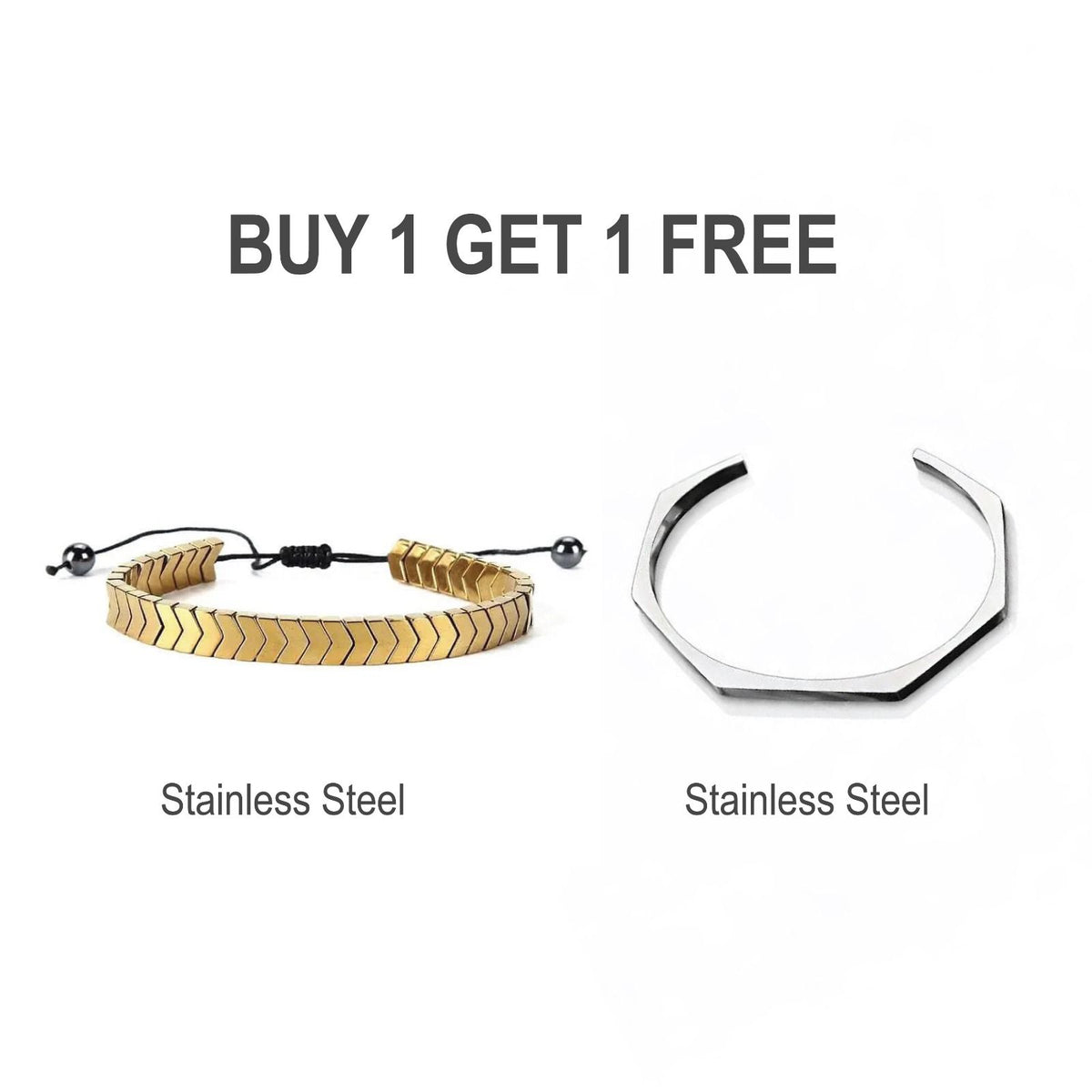 HAXA STEEL   +ERROW BRACELET